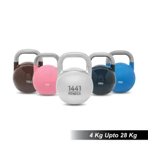1441 Fitness Cast Iron Competition Kettlebell 4 Kg to 28 Kg