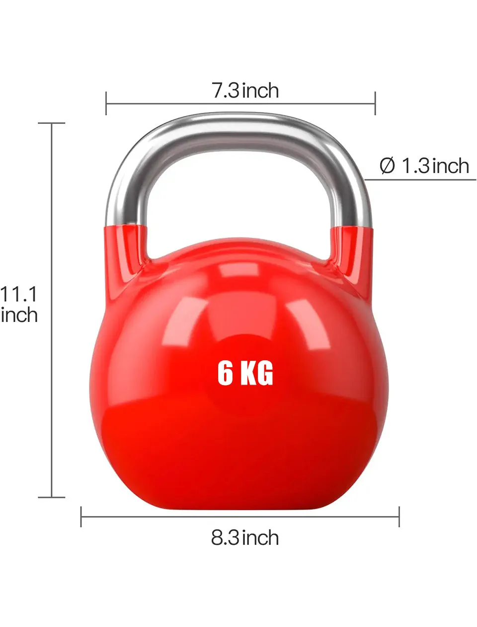 1441 Fitness Cast Iron Competition Kettlebell 4 Kg to 28 Kg