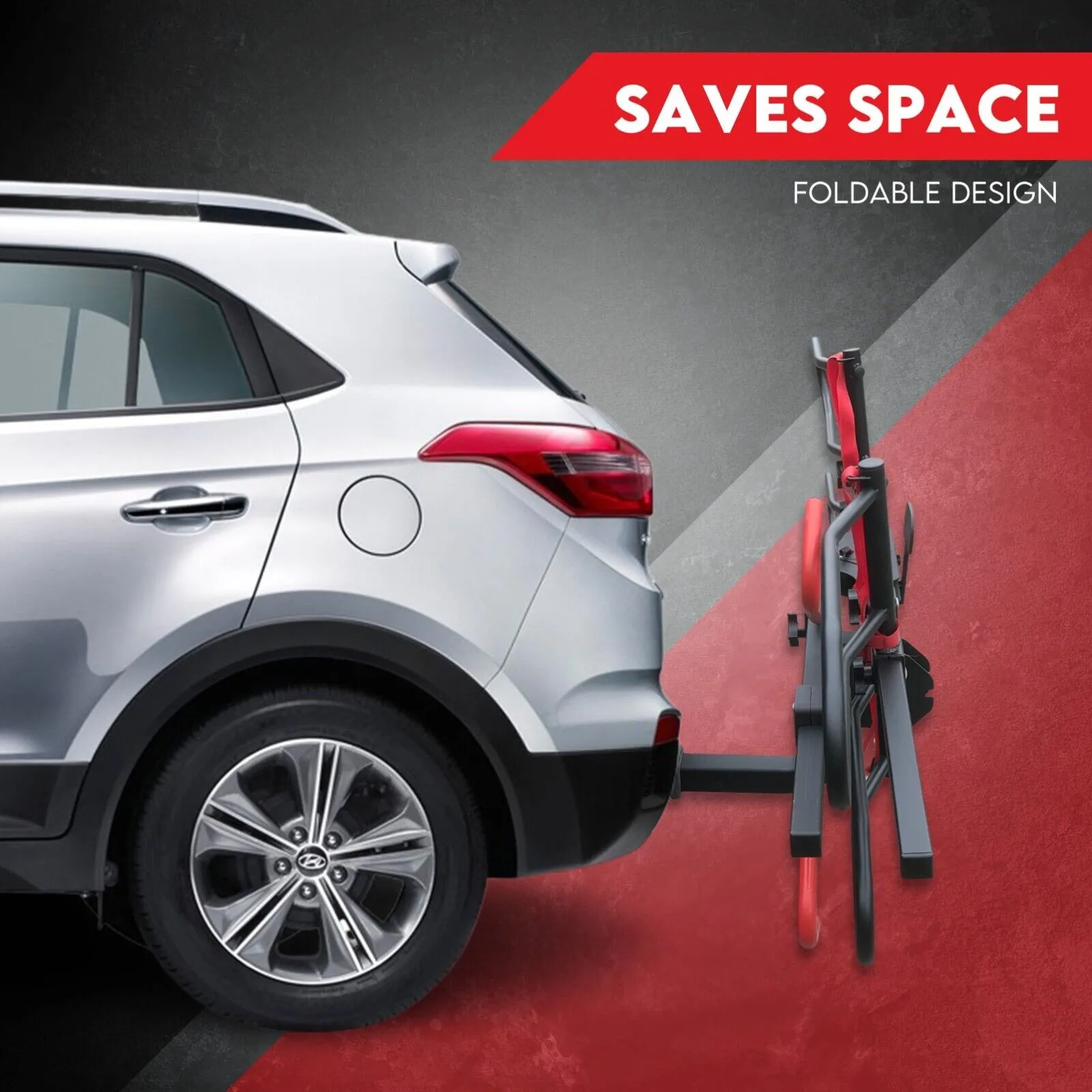 2-Bike Rack for Car SUV | Rear Bicycle Holder Carrier Hitch Mount Platform Holder