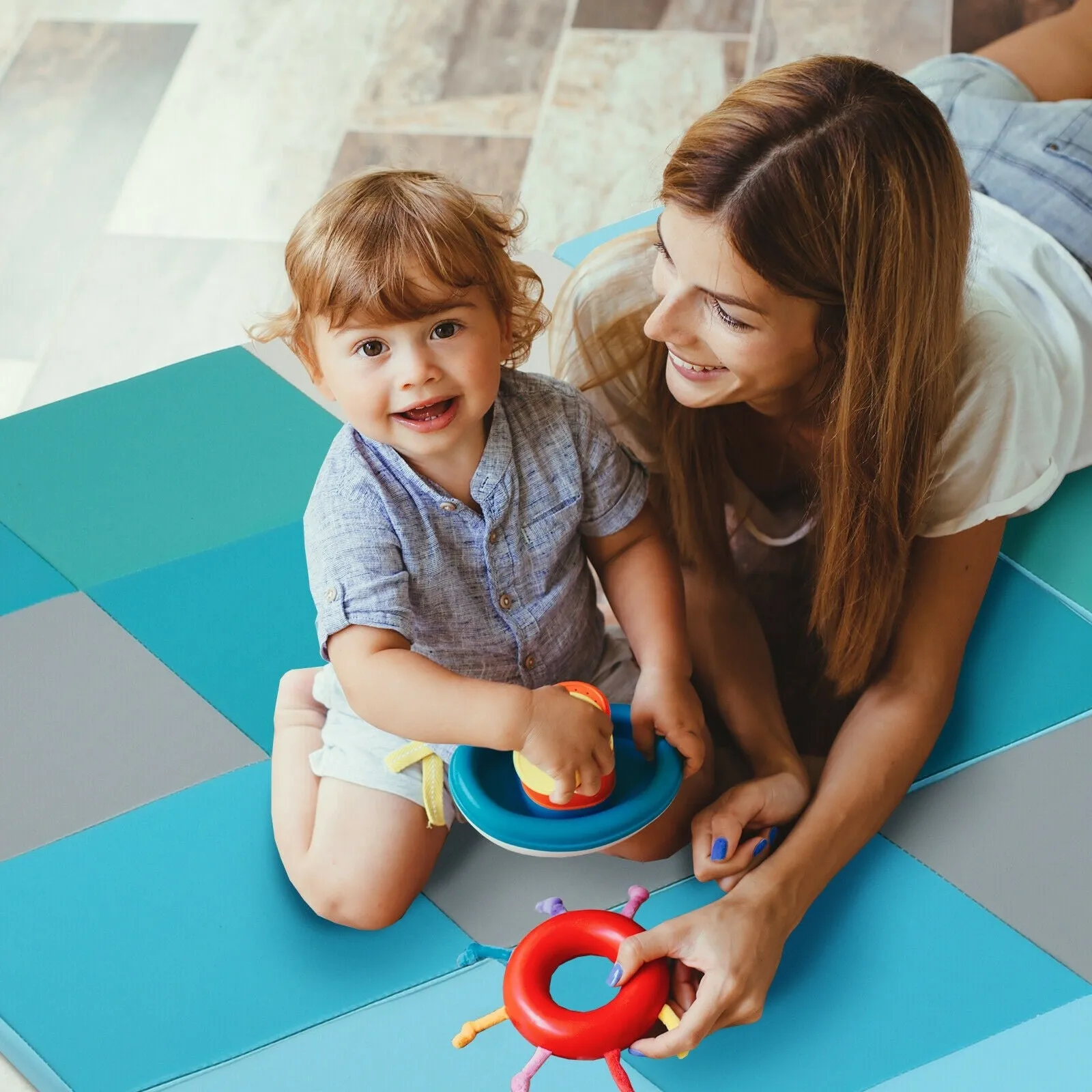 58" Foldable Foam Play Mat