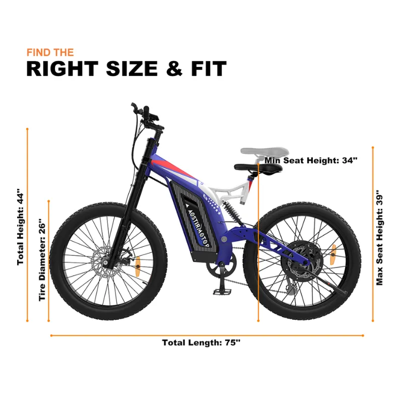AOSTIRMOTOR S17 Electric Mountain Bike, 48V/20Ah, 1500W