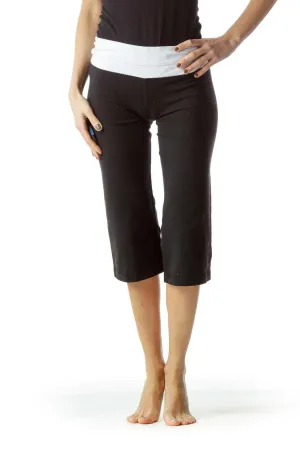 Black Stretchy Capri Yoga pants