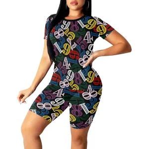 color number 9k Women's Short Yoga Set