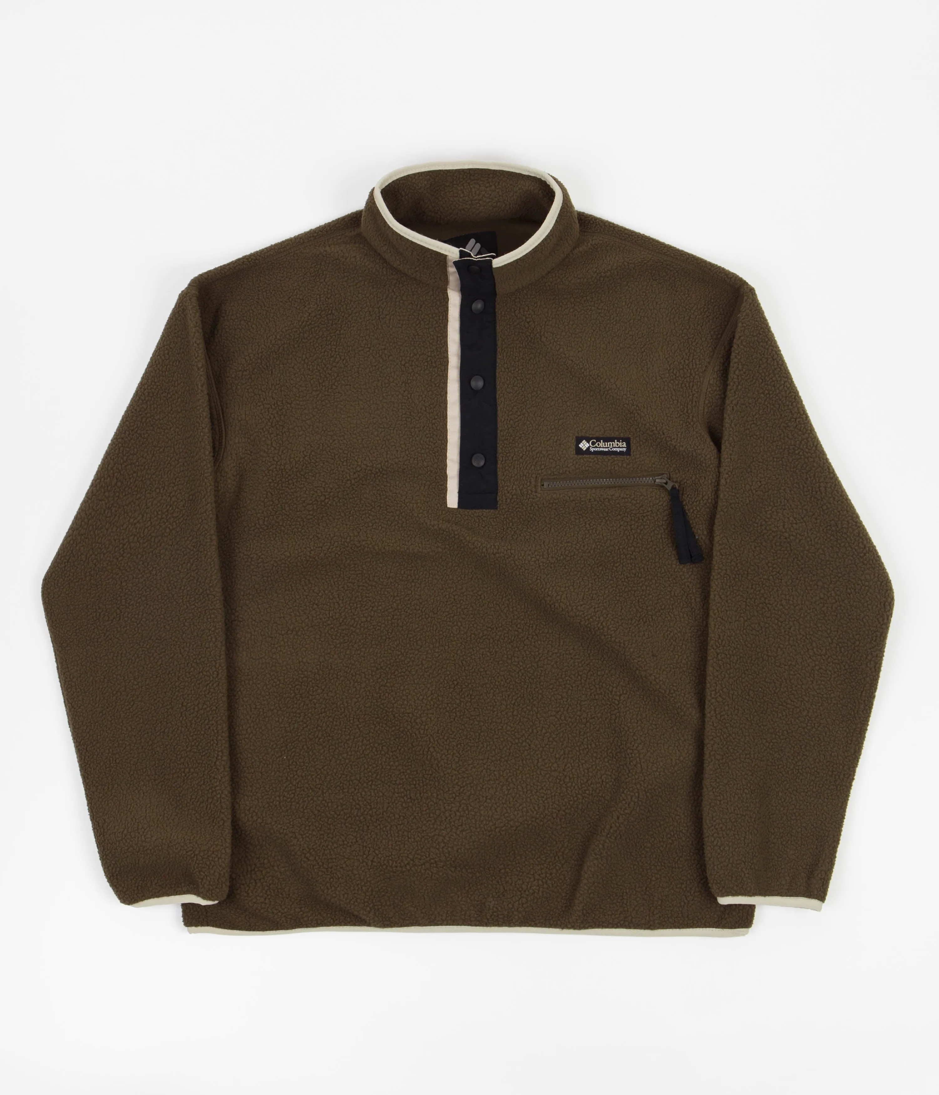 Columbia Helvetia Half Snap Fleece - Olive Green