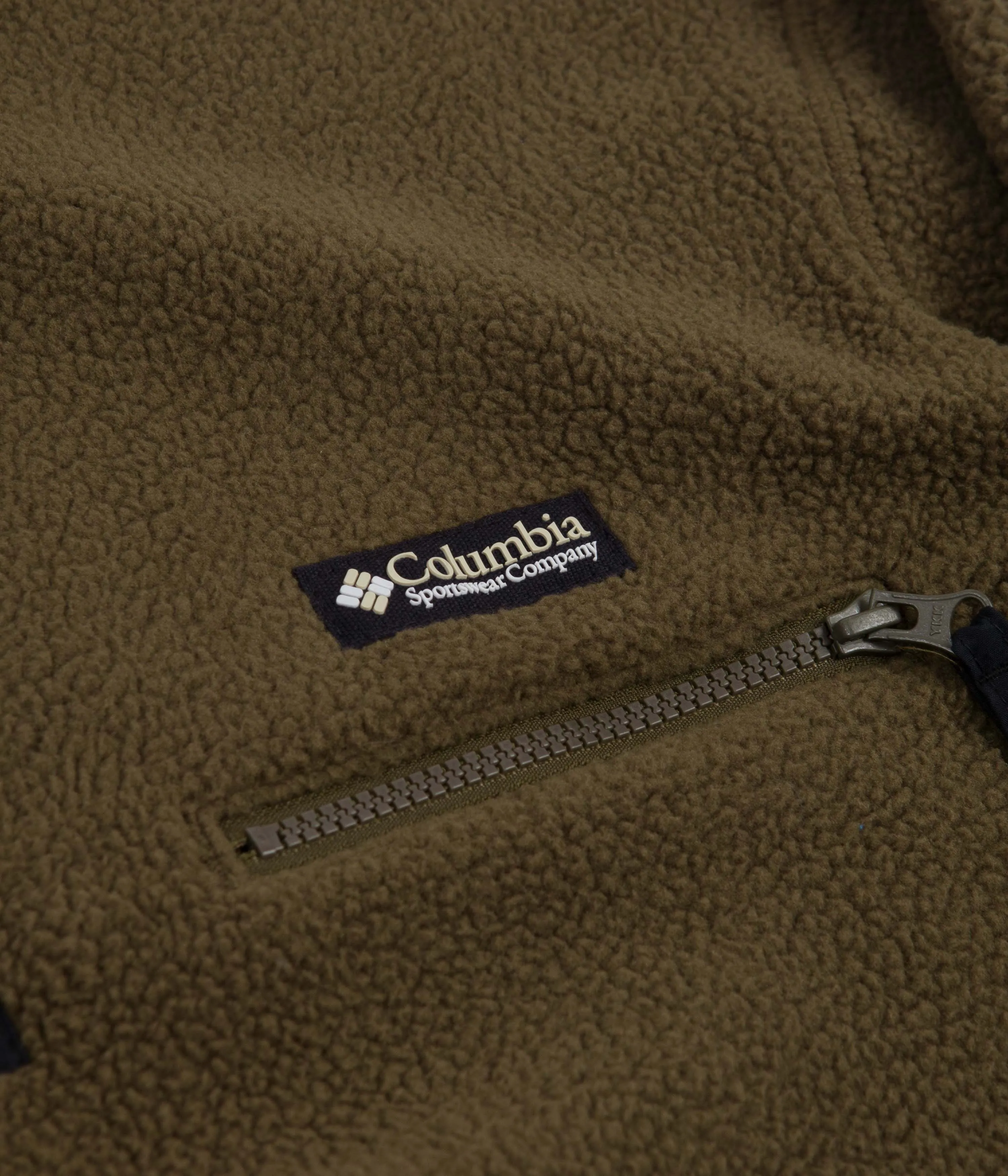 Columbia Helvetia Half Snap Fleece - Olive Green