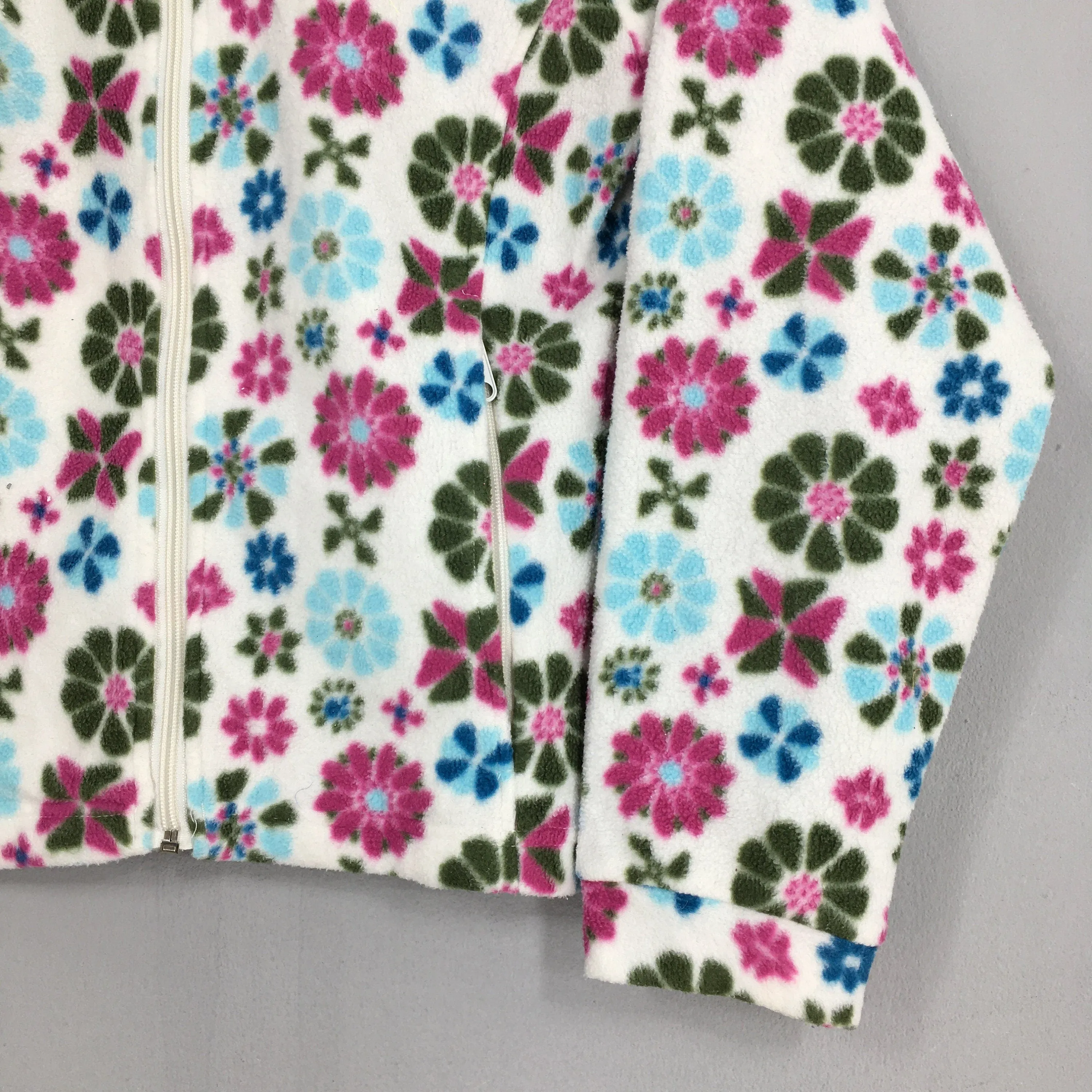 Columbia Sportwear Floral Fleece Jacket Small