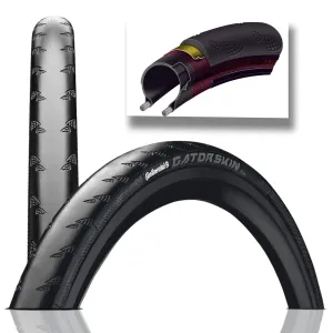 Continental Gatorskin Duraskin Folding Bike Tire Black Edition (23, 25, 28, 32) 1 & 2 Packs