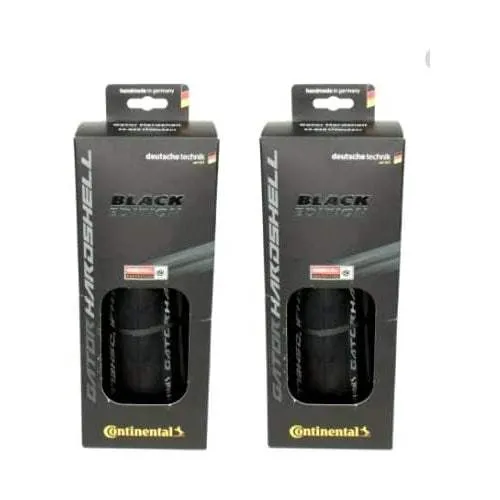 Continental Gatorskin Hardshell Black Edition (23, 25, 28, 32) 1 & 2 Packs