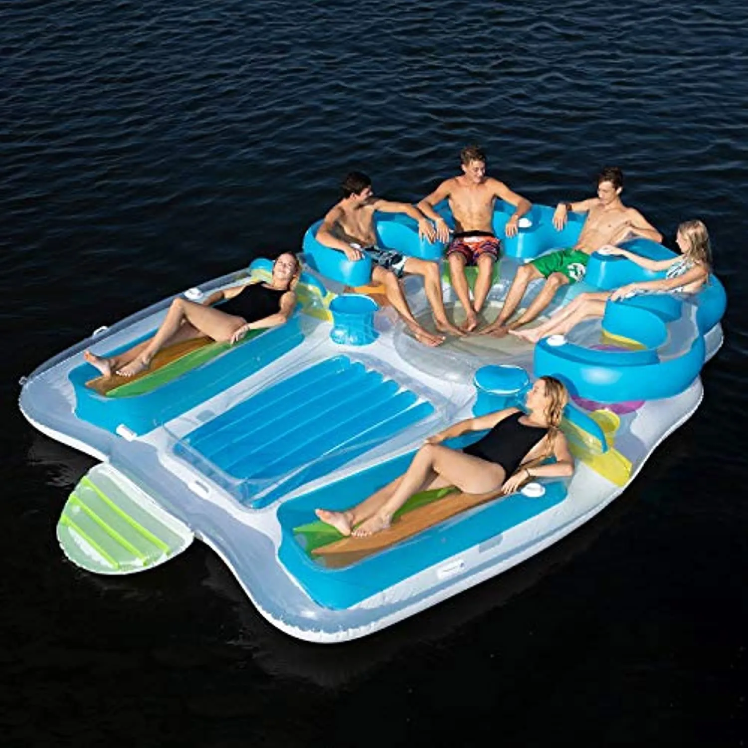 Floating Island Inflatable Raft 7 Person!