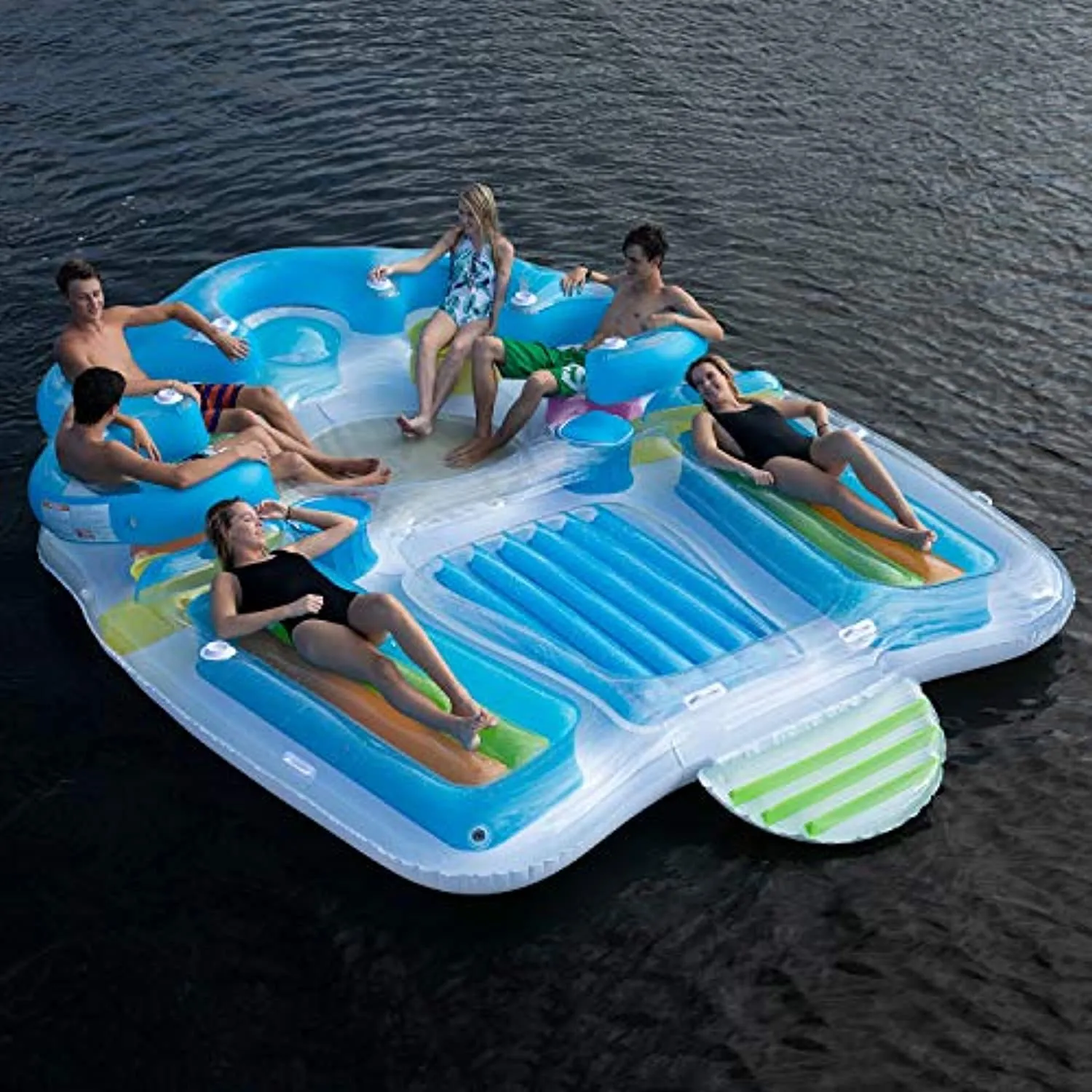 Floating Island Inflatable Raft 7 Person!