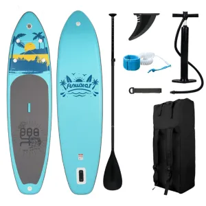 Funwater 11’ Inflatable Paddle Board SUP - Baby Blue