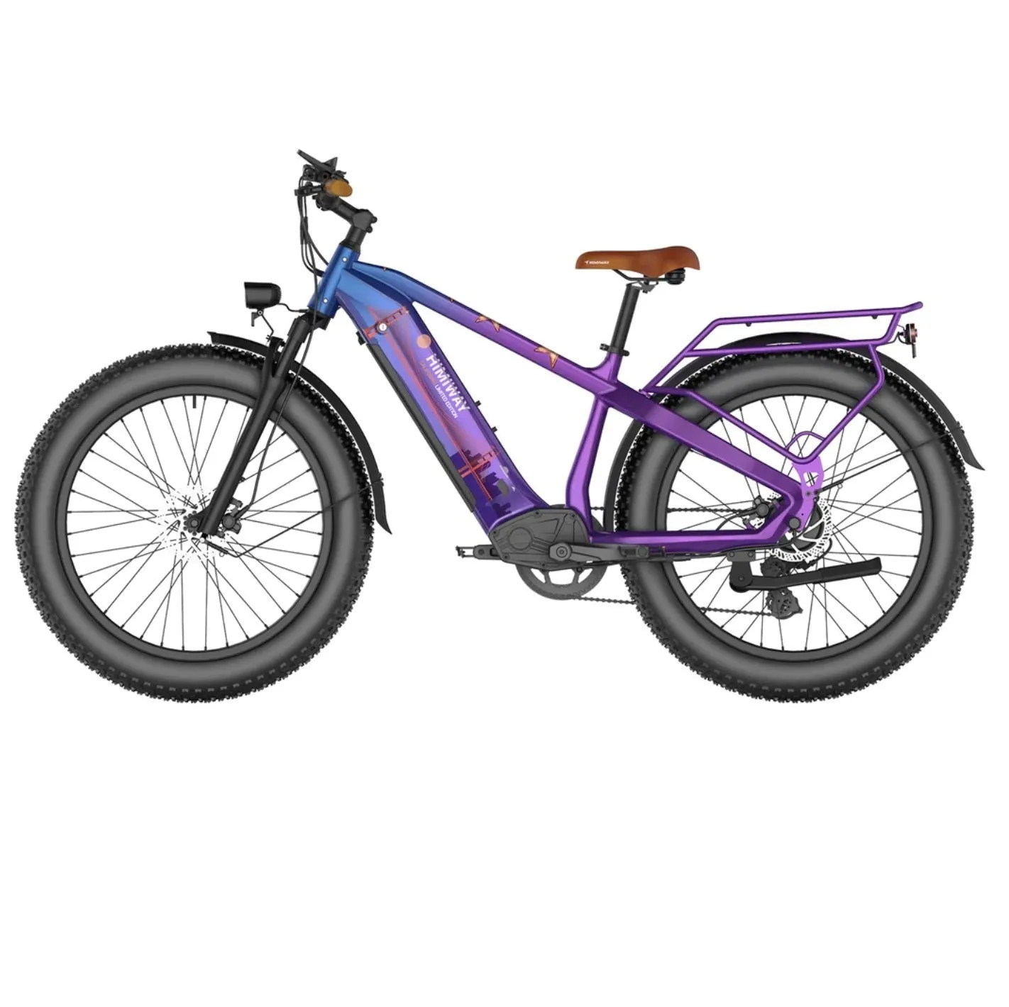 Himiway| Premium ZEBRA 750W All Terrain Fat Tire Electric Bike