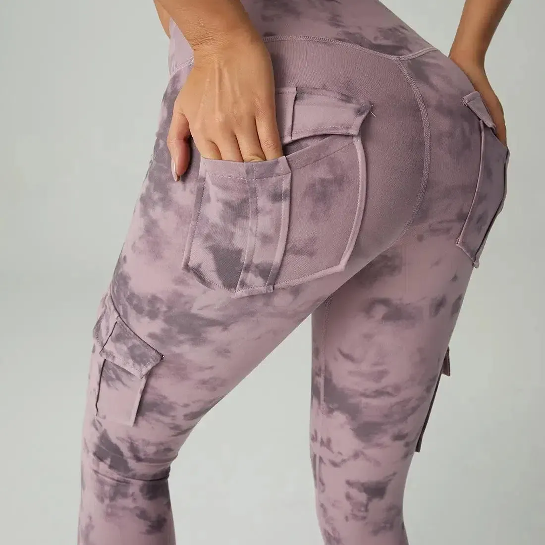 Hot Sale Women Yoga Workout Pocket Leggings High Waist Stretch