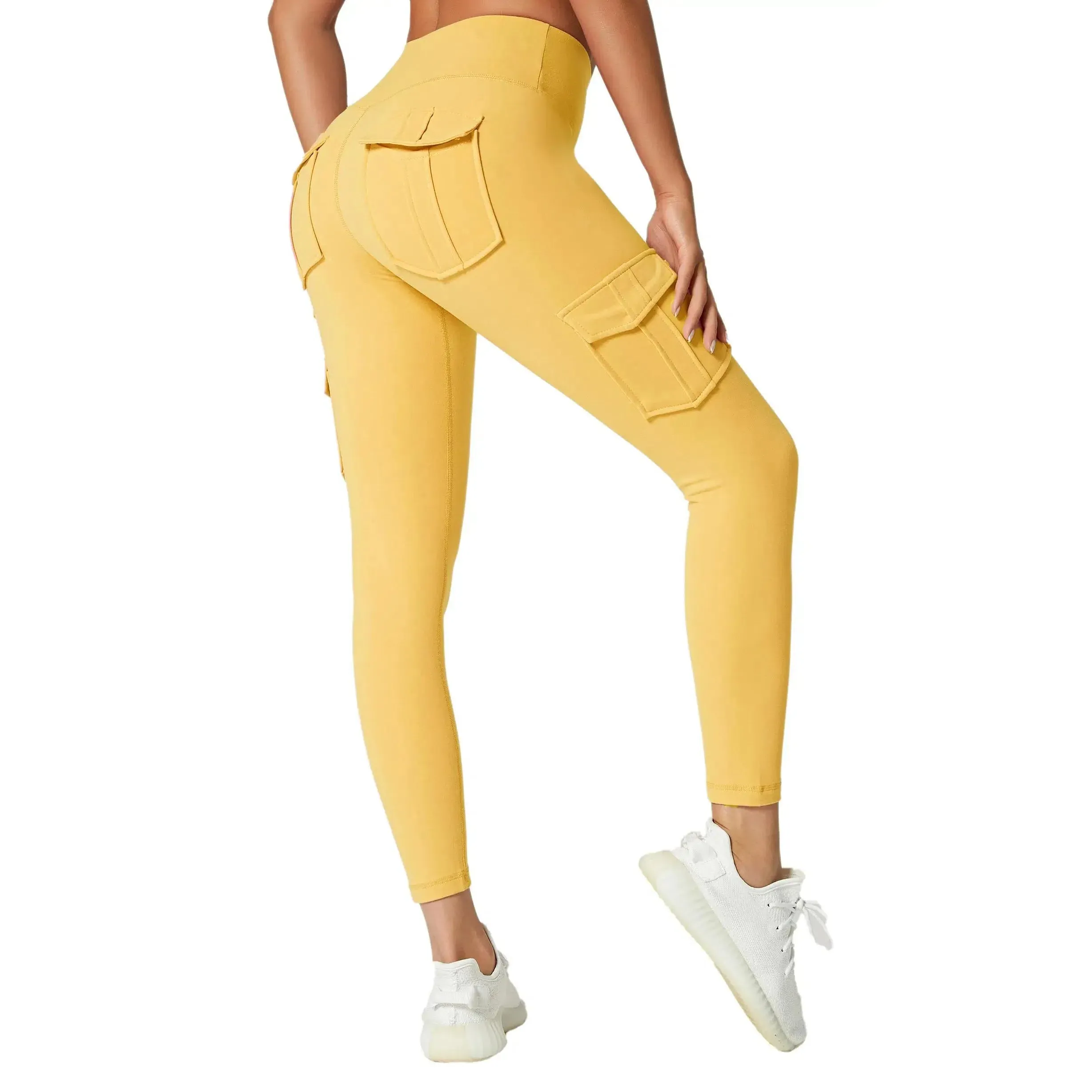 Hot Sale Women Yoga Workout Pocket Leggings High Waist Stretch