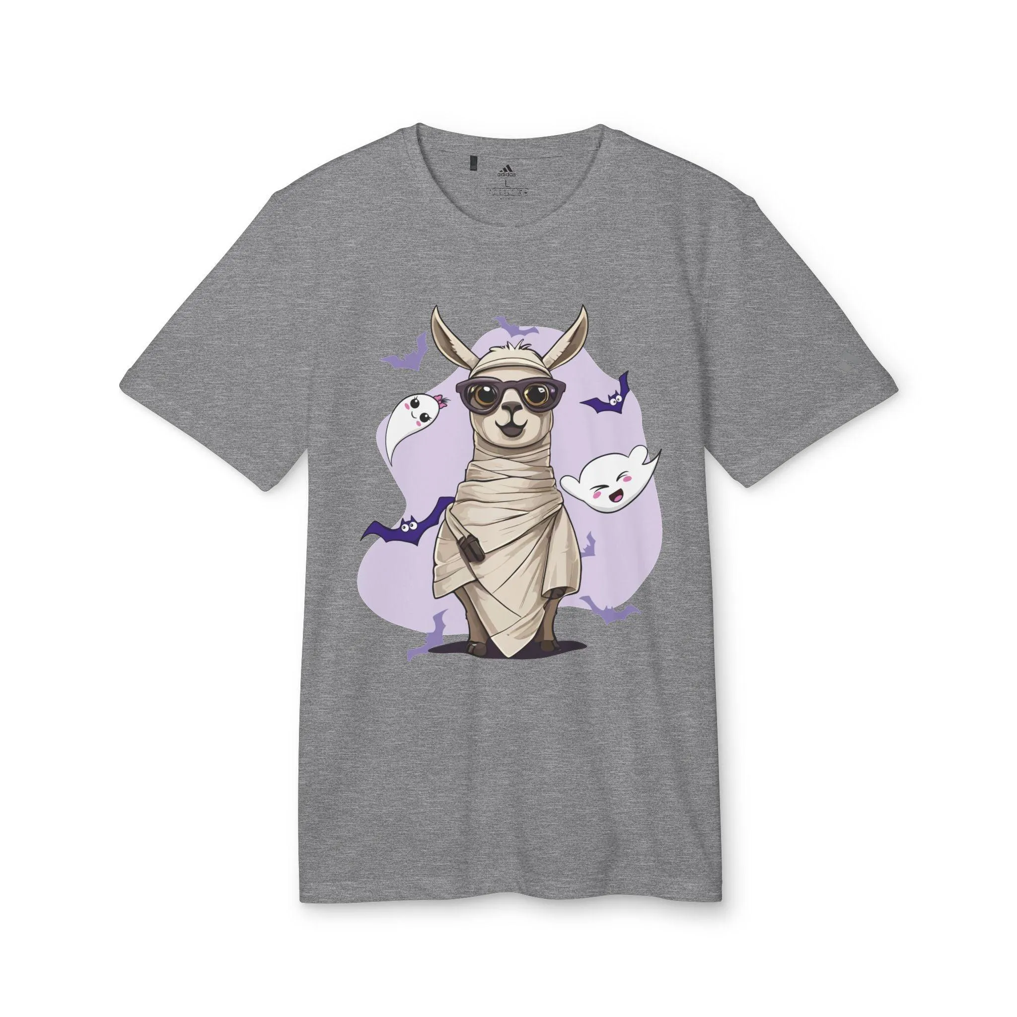 Llama Wrapped Halloween Adidas Unisex Sport T-shirt