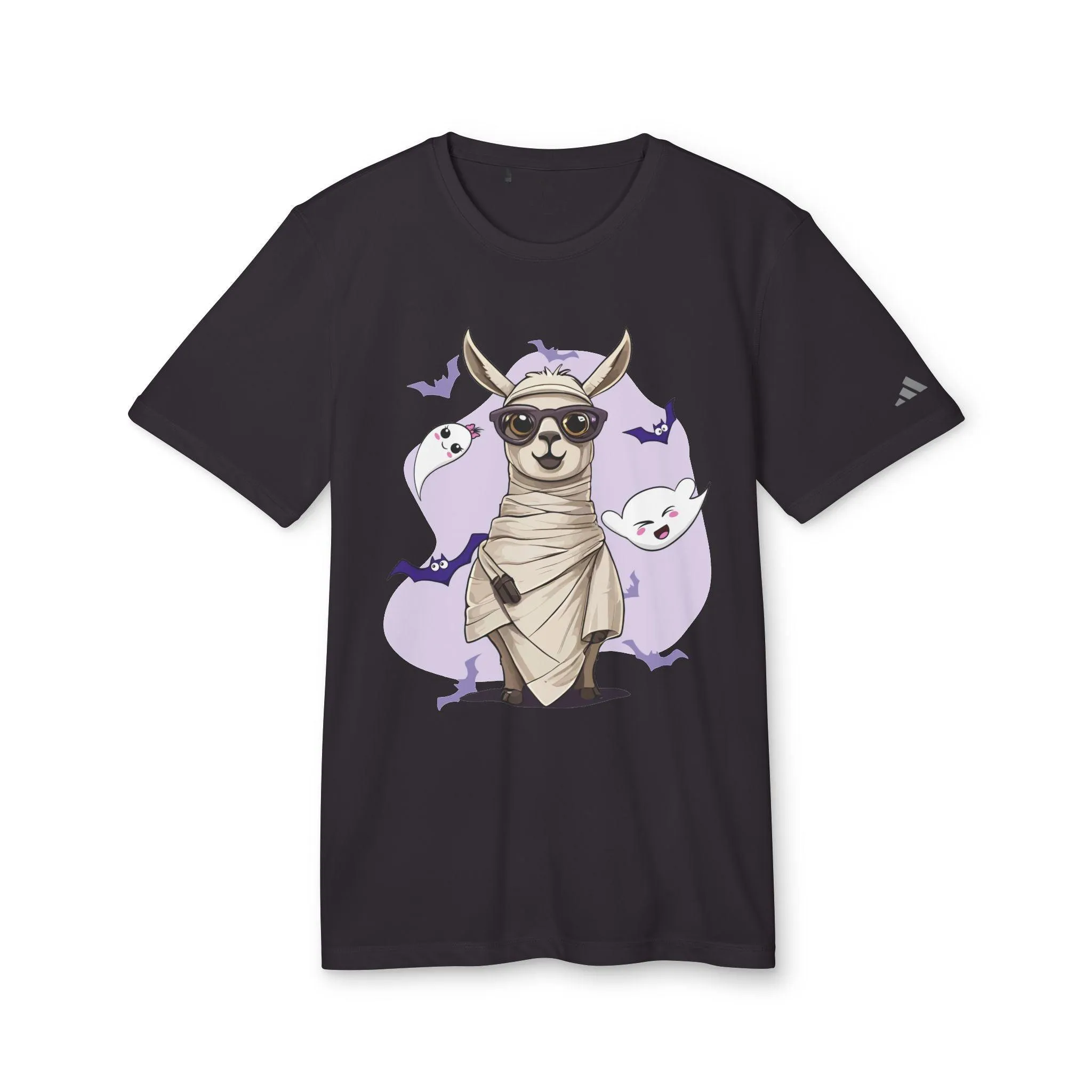 Llama Wrapped Halloween Adidas Unisex Sport T-shirt