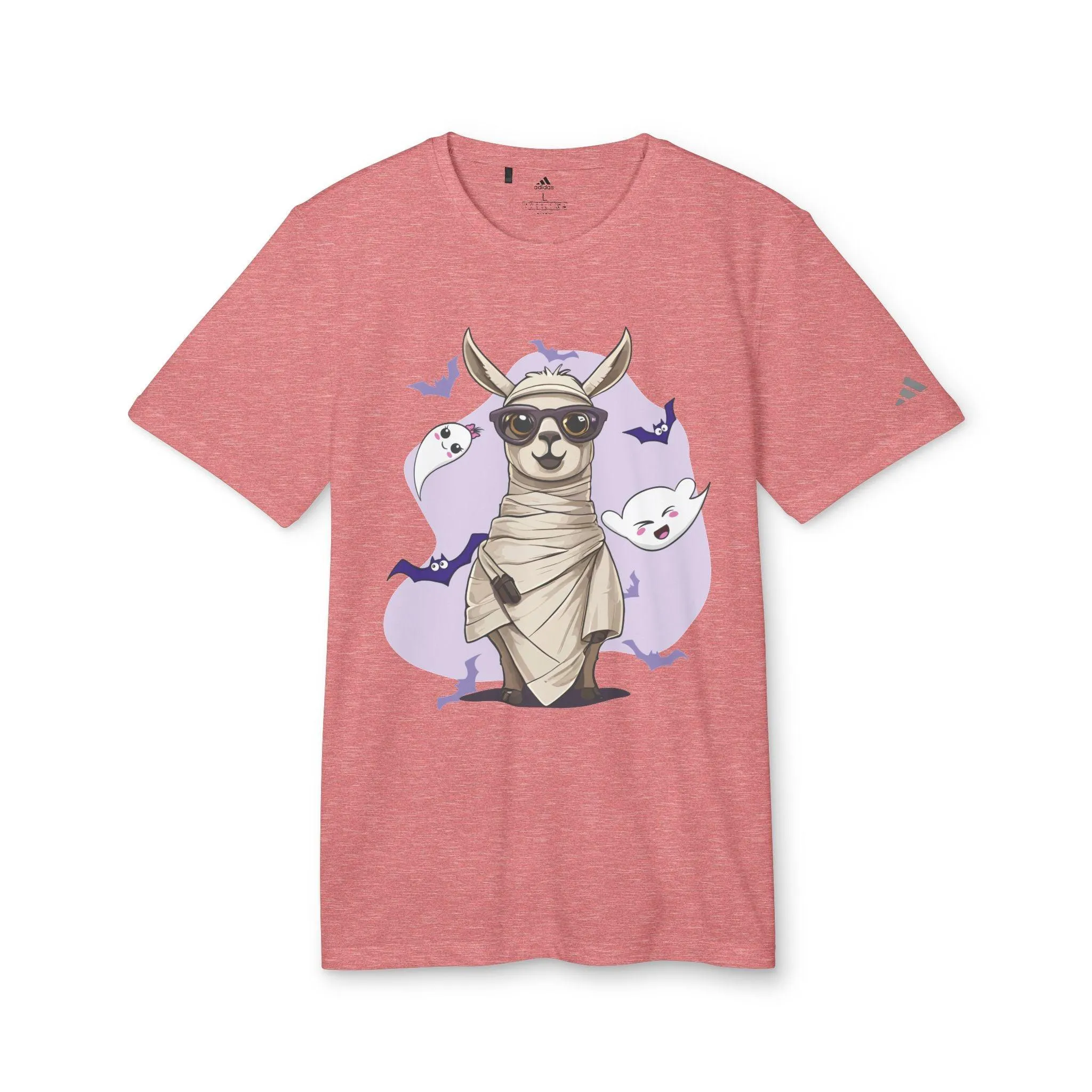Llama Wrapped Halloween Adidas Unisex Sport T-shirt