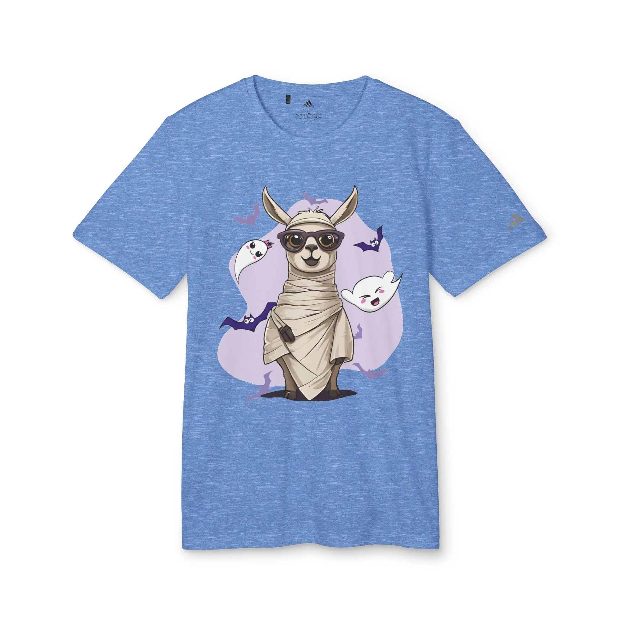 Llama Wrapped Halloween Adidas Unisex Sport T-shirt