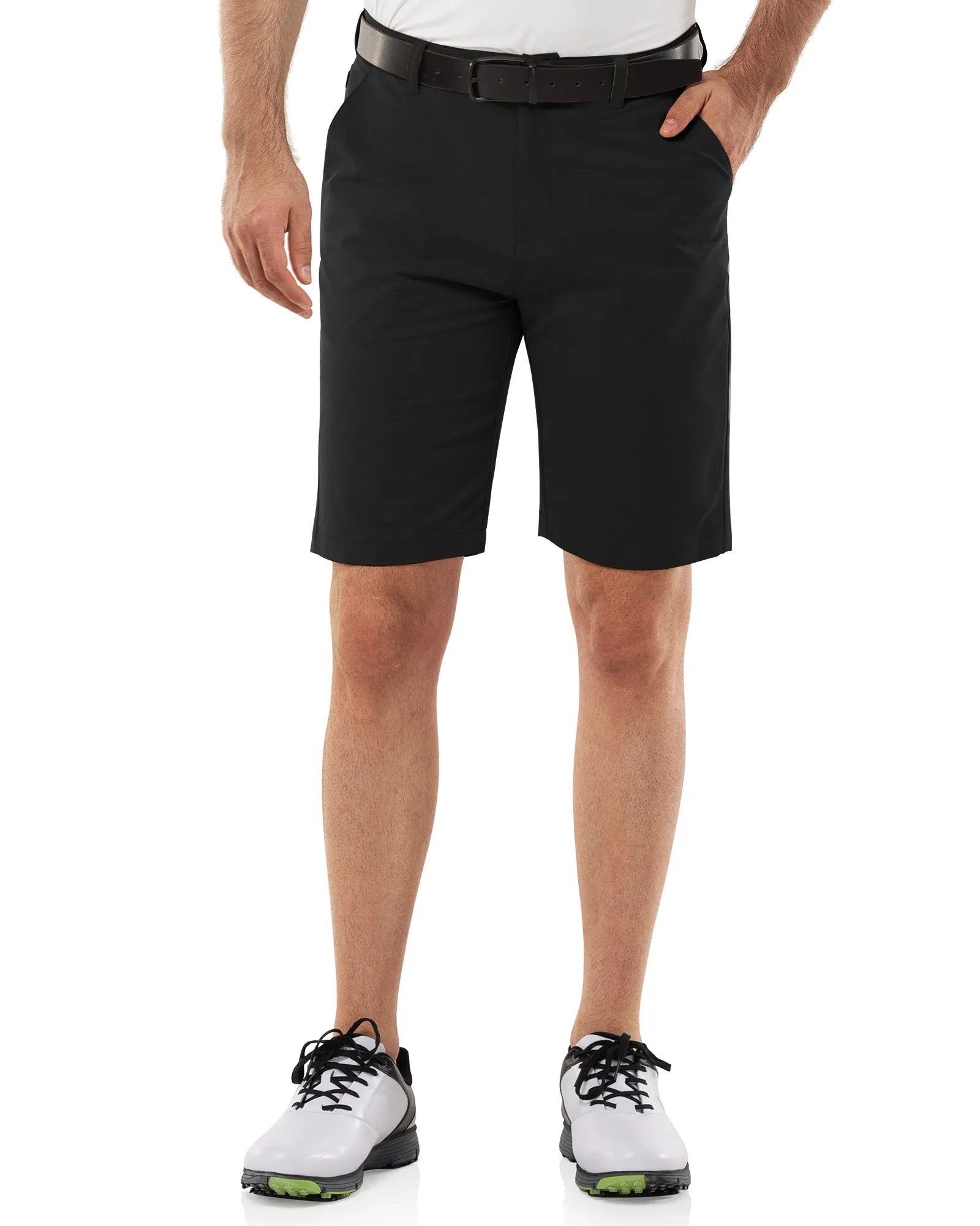 Men's 10" UPF 40  Water-Resistant Golf Shorts with 5 Pockets
