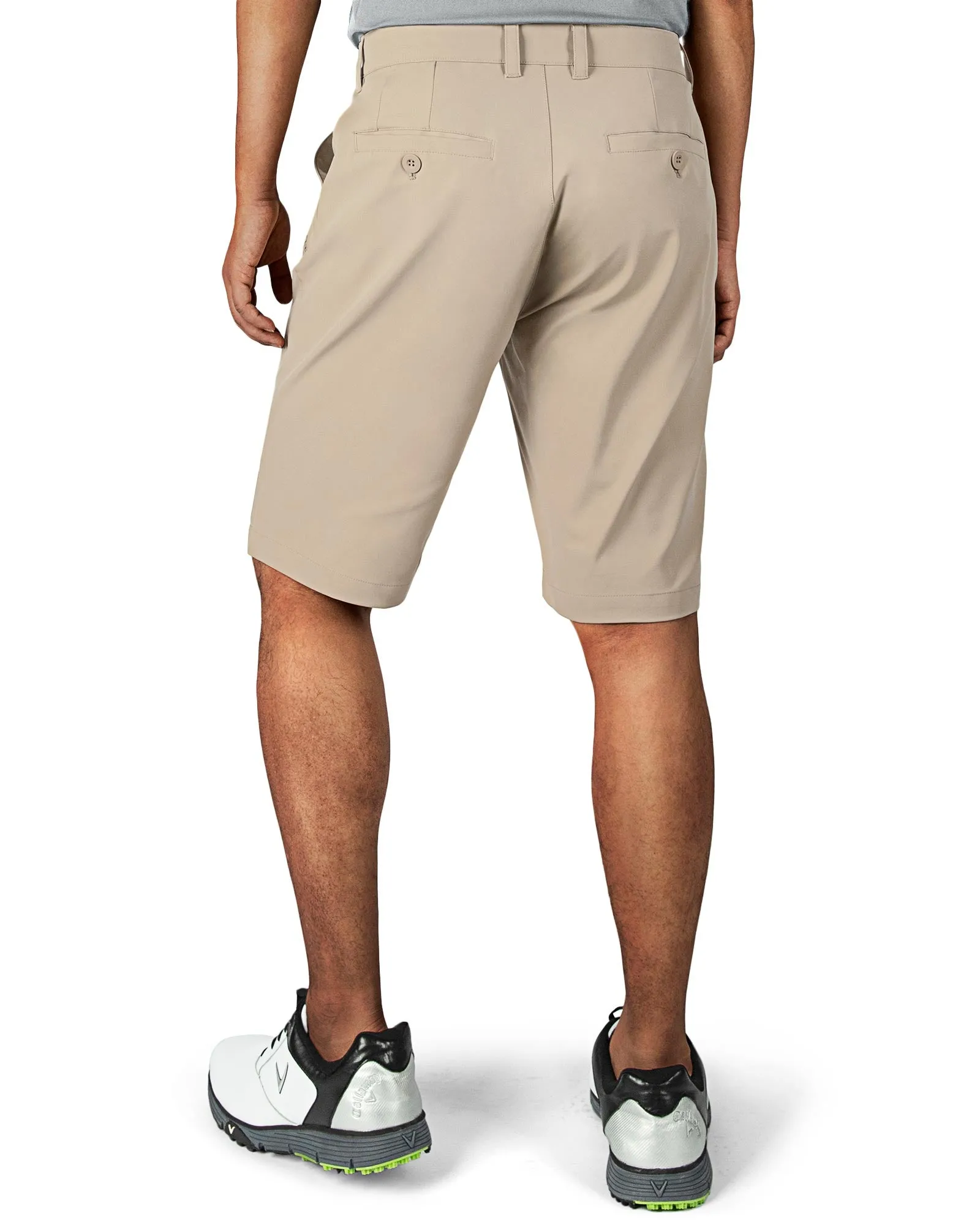 Men's 10" UPF 40  Water-Resistant Golf Shorts with 5 Pockets