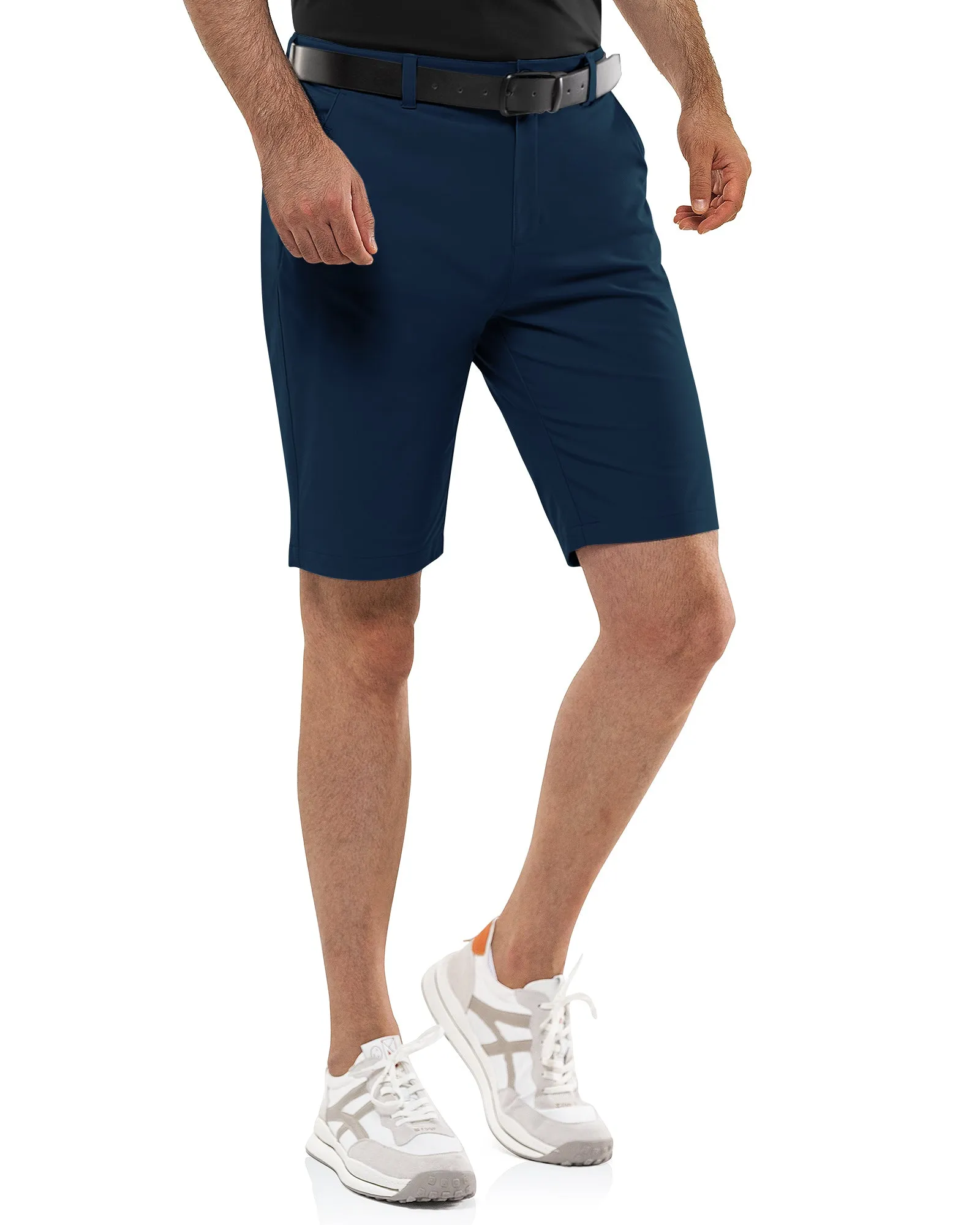 Men's 10" UPF 40  Water-Resistant Golf Shorts with 5 Pockets
