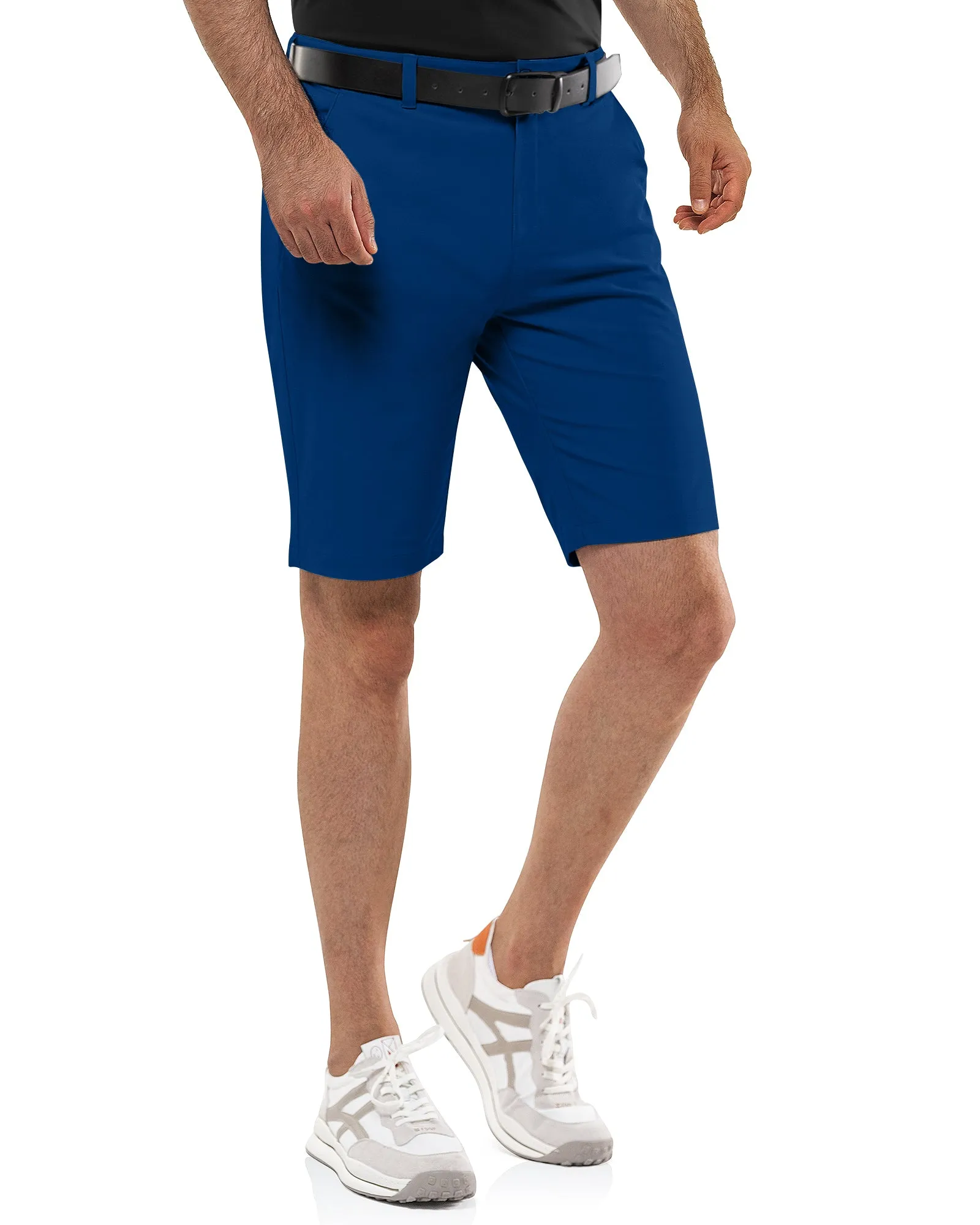 Men's 10" UPF 40  Water-Resistant Golf Shorts with 5 Pockets