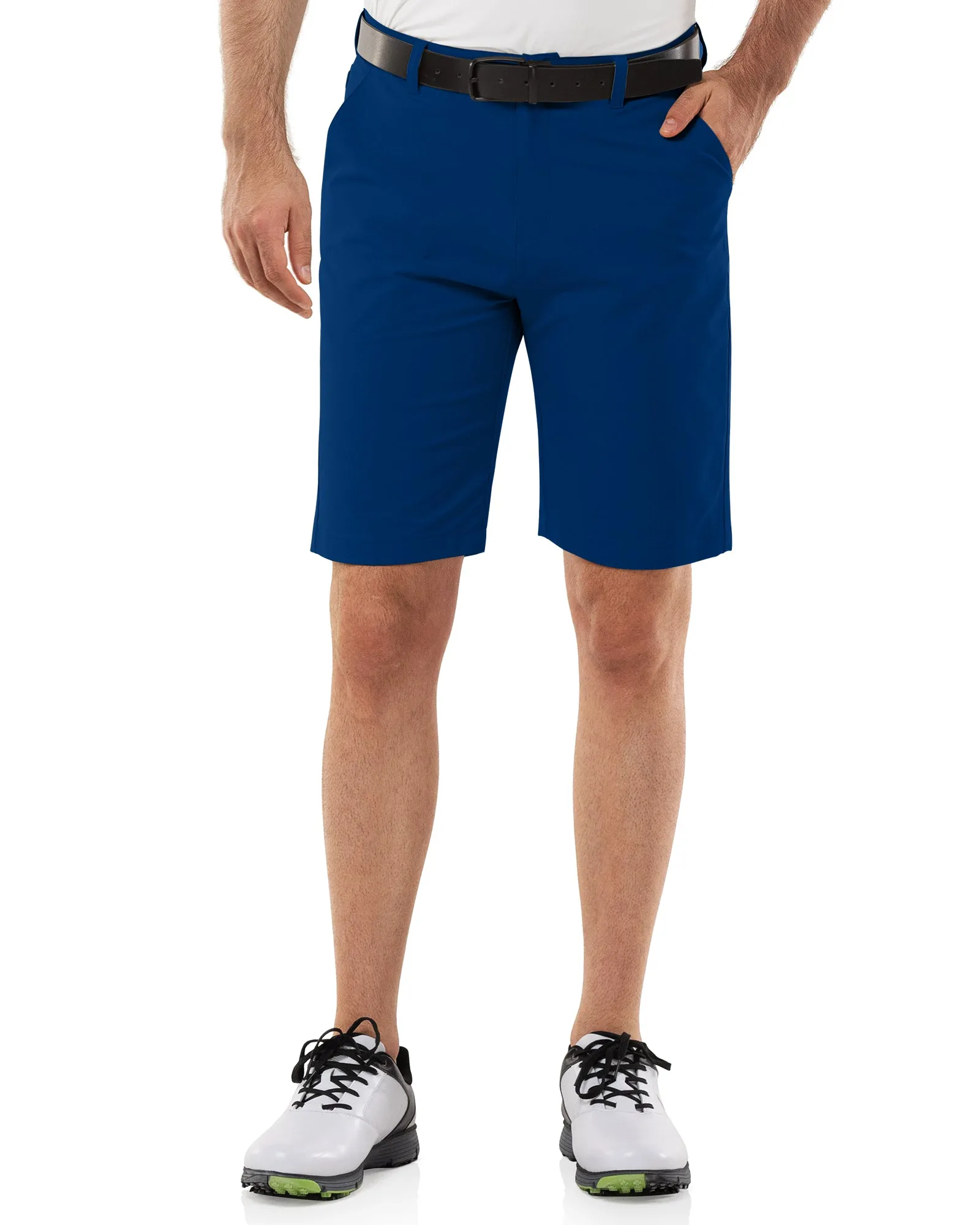 Men's 10" UPF 40  Water-Resistant Golf Shorts with 5 Pockets