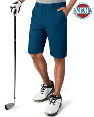 Men's 10" UPF 40  Water-Resistant Golf Shorts with 5 Pockets
