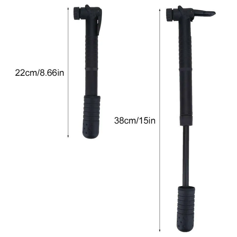 Mini Bicycle Pump120 Psi High Pressure Bike Tyre Pump Inflator Nylon Ultralight Cycling Air Pump Bicycle Accessories