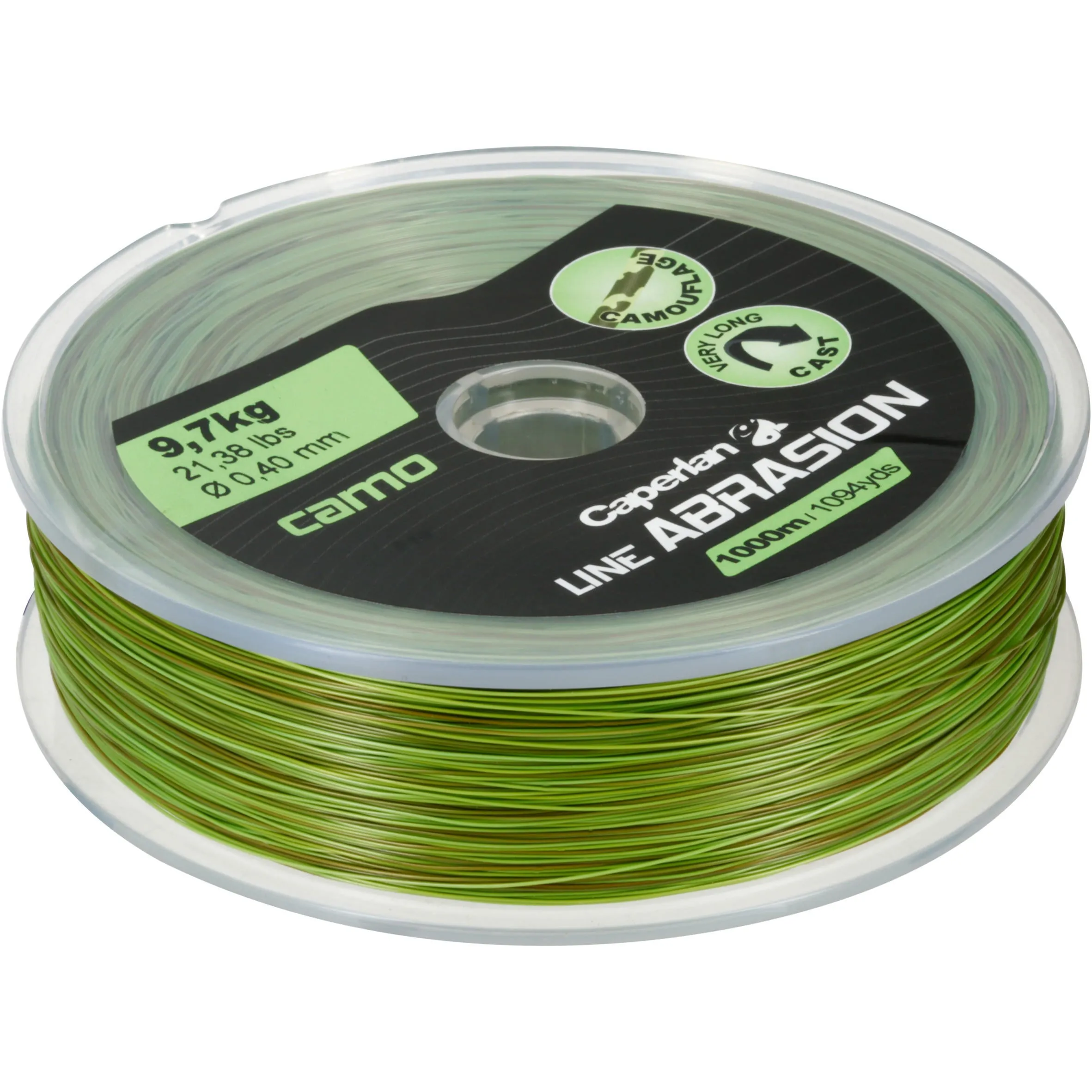 Monofilament main line, abrasion resistant 1000 m for fishing in the white sea CAPERLAN, white