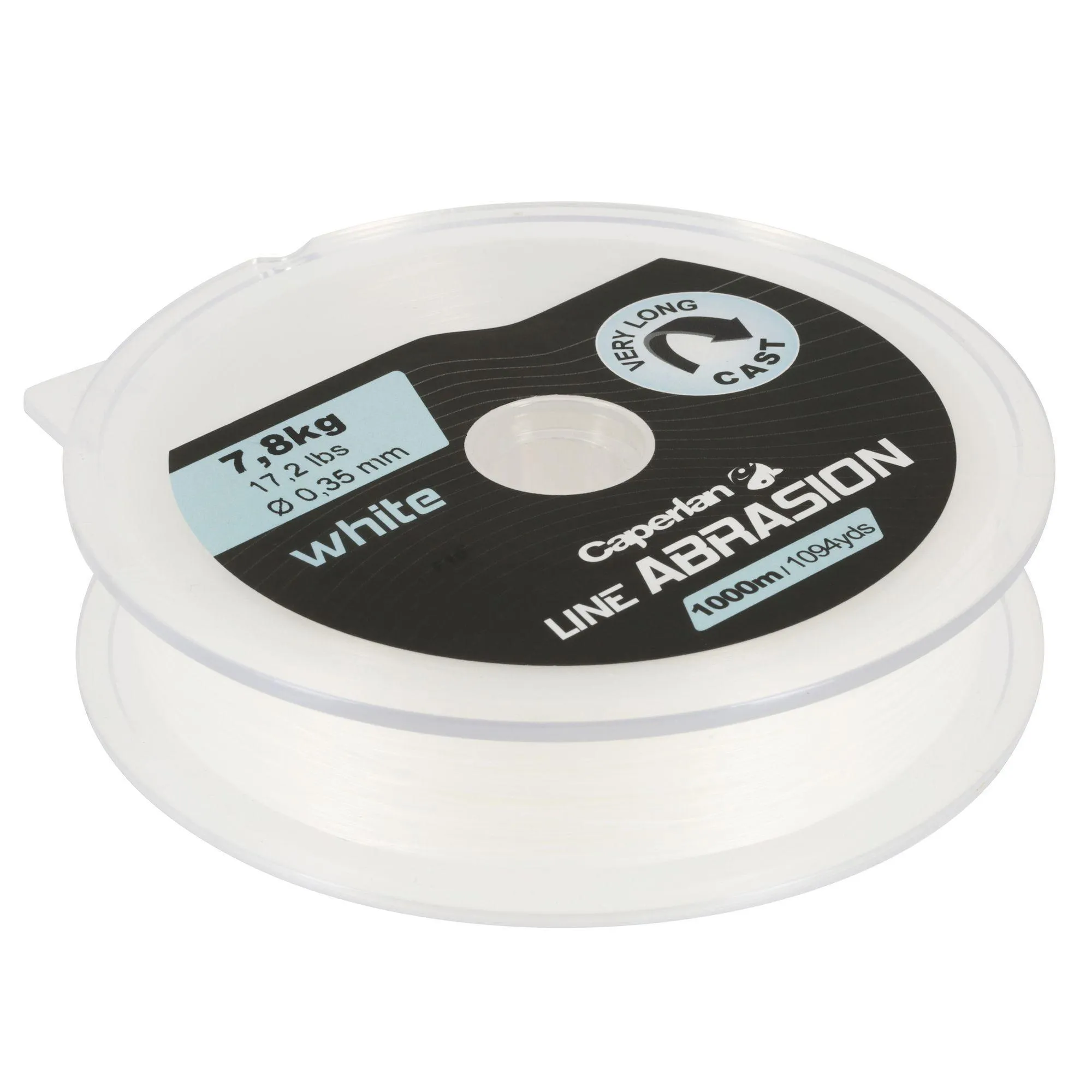 Monofilament main line, abrasion resistant 1000 m for fishing in the white sea CAPERLAN, white