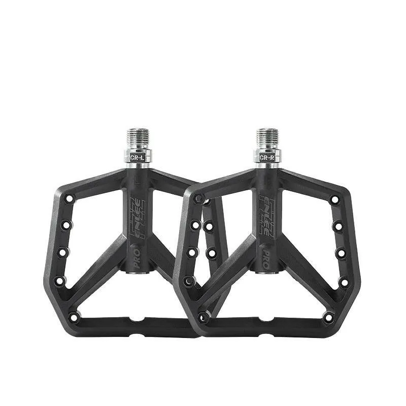 Mountain Bike Ultra Light Nylon Platform Pedal For Bicycle Footrest Clipless Pedals Flat Bearing Footrest Mtb Foot Rest Cycling