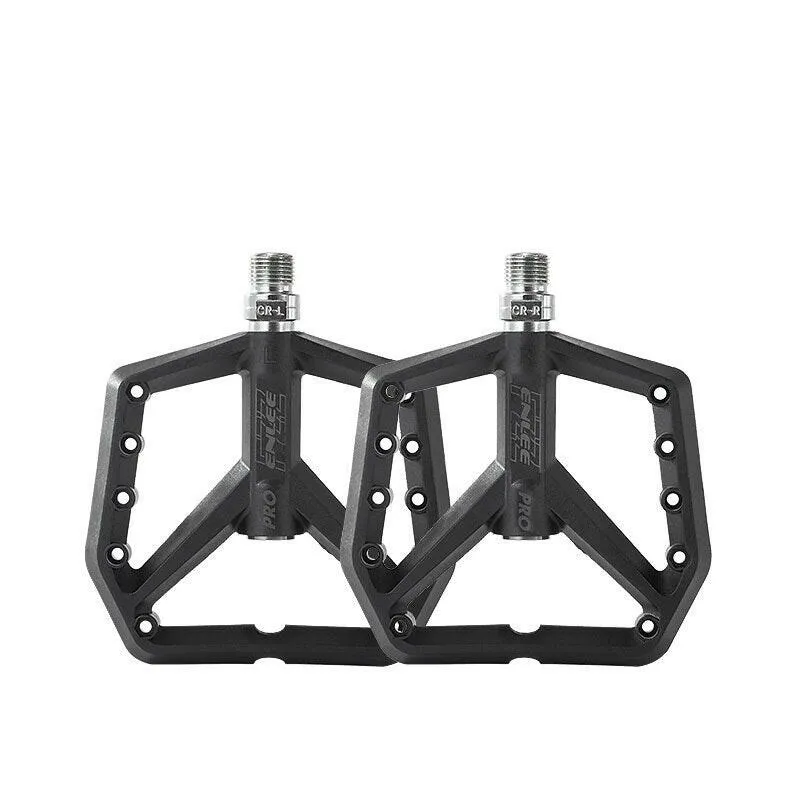 Mountain Bike Ultra Light Nylon Platform Pedal For Bicycle Footrest Clipless Pedals Flat Bearing Footrest Mtb Foot Rest Cycling