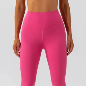 New Design High Waist Female Yoga Leggings Suit Soft Stretchy Sports Pants for Running and Outdoor Activities