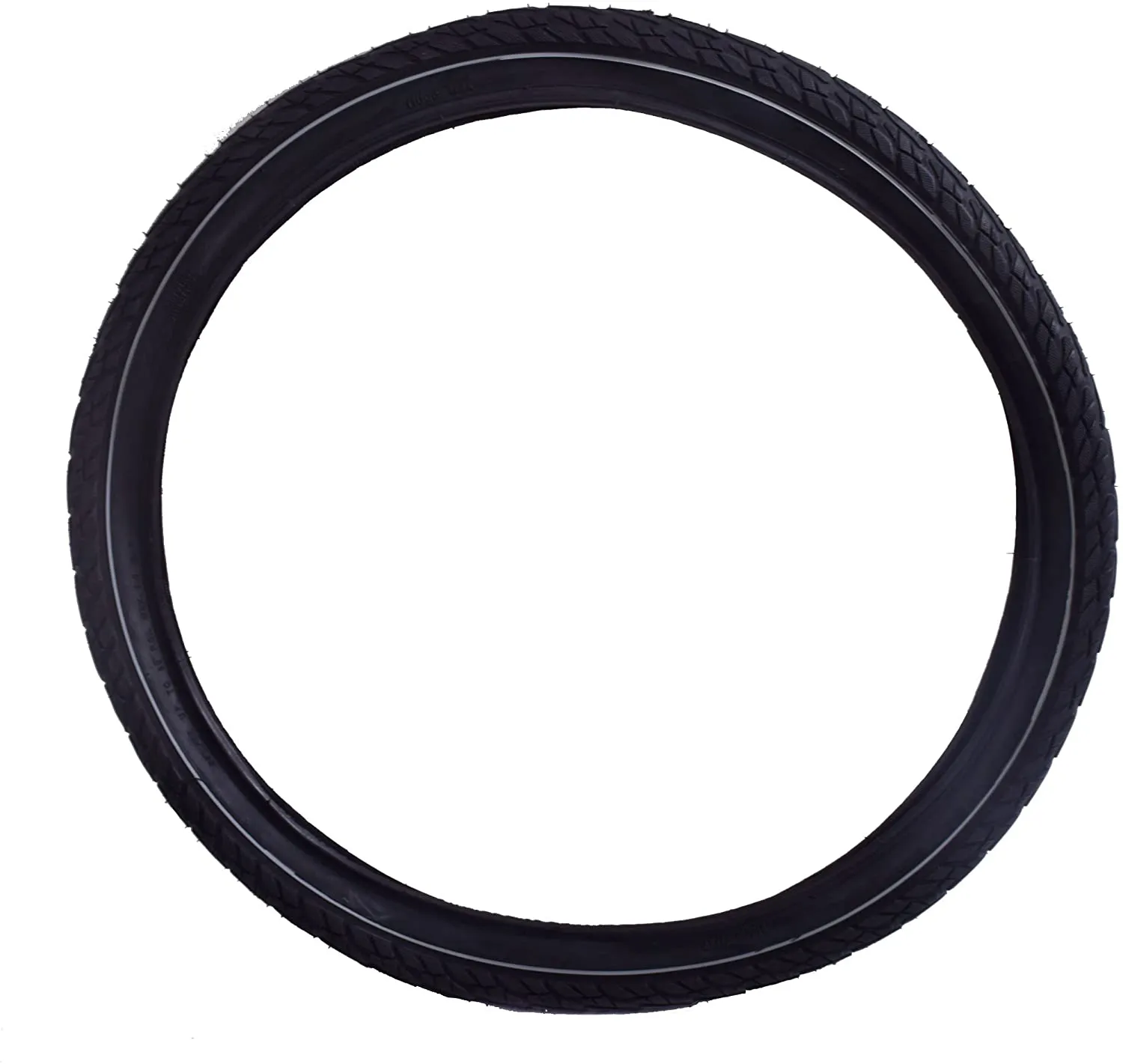 Pair (2) Trax 24" x 2.0 (50-507) Junior MTB Style Bike Tyres With Safety Reflective Sides & All Terrain Tread