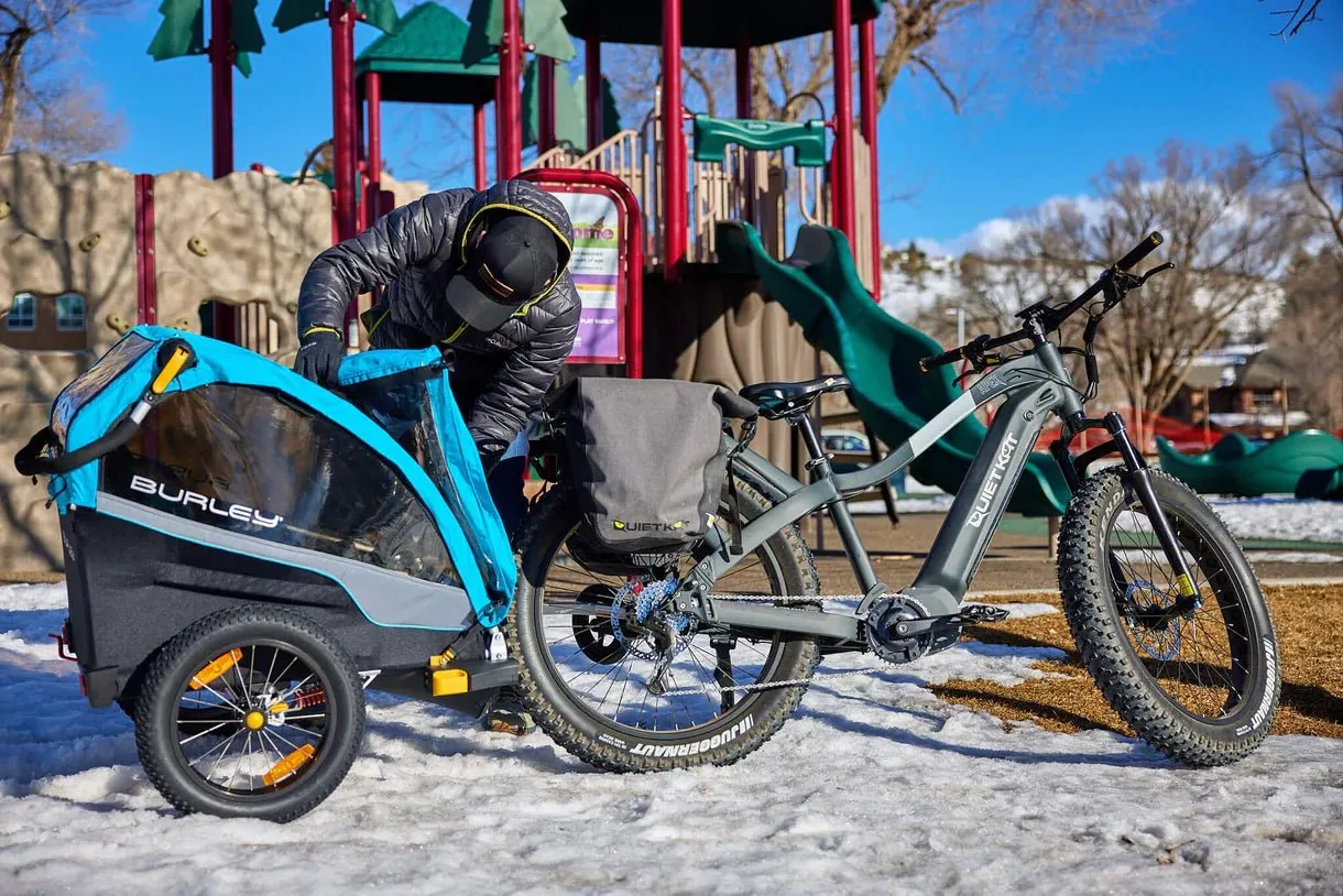 QuietKat Apex Sport, VPO, All-Terrain Fat Tire Electric Mountain Bike 48V, 16Ah, 1000W Mid-Drive Motor with Variable Power Output Technology to select between Class 1, 2, 3, and Unlimited Modes