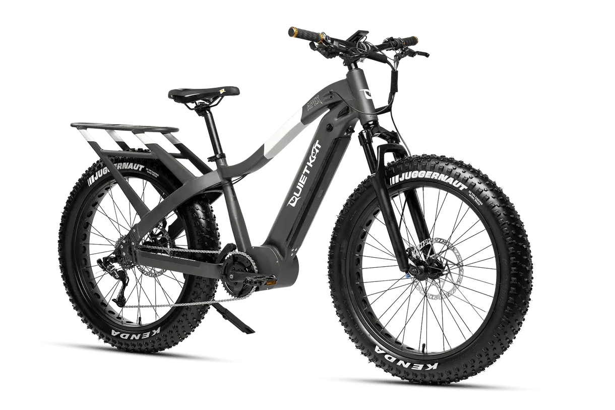 QuietKat Apex Sport, VPO, All-Terrain Fat Tire Electric Mountain Bike 48V, 16Ah, 1000W Mid-Drive Motor with Variable Power Output Technology to select between Class 1, 2, 3, and Unlimited Modes