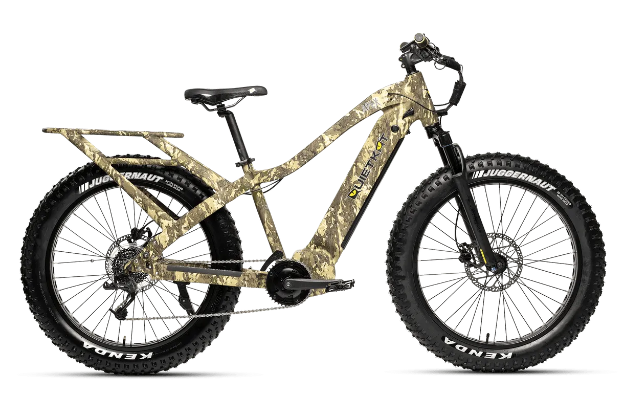 QuietKat Apex Sport, VPO, All-Terrain Fat Tire Electric Mountain Bike 48V, 16Ah, 1000W Mid-Drive Motor with Variable Power Output Technology to select between Class 1, 2, 3, and Unlimited Modes