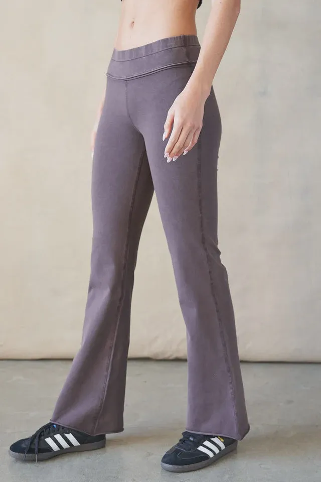 Raven Raw Edge Flare Yoga Pant