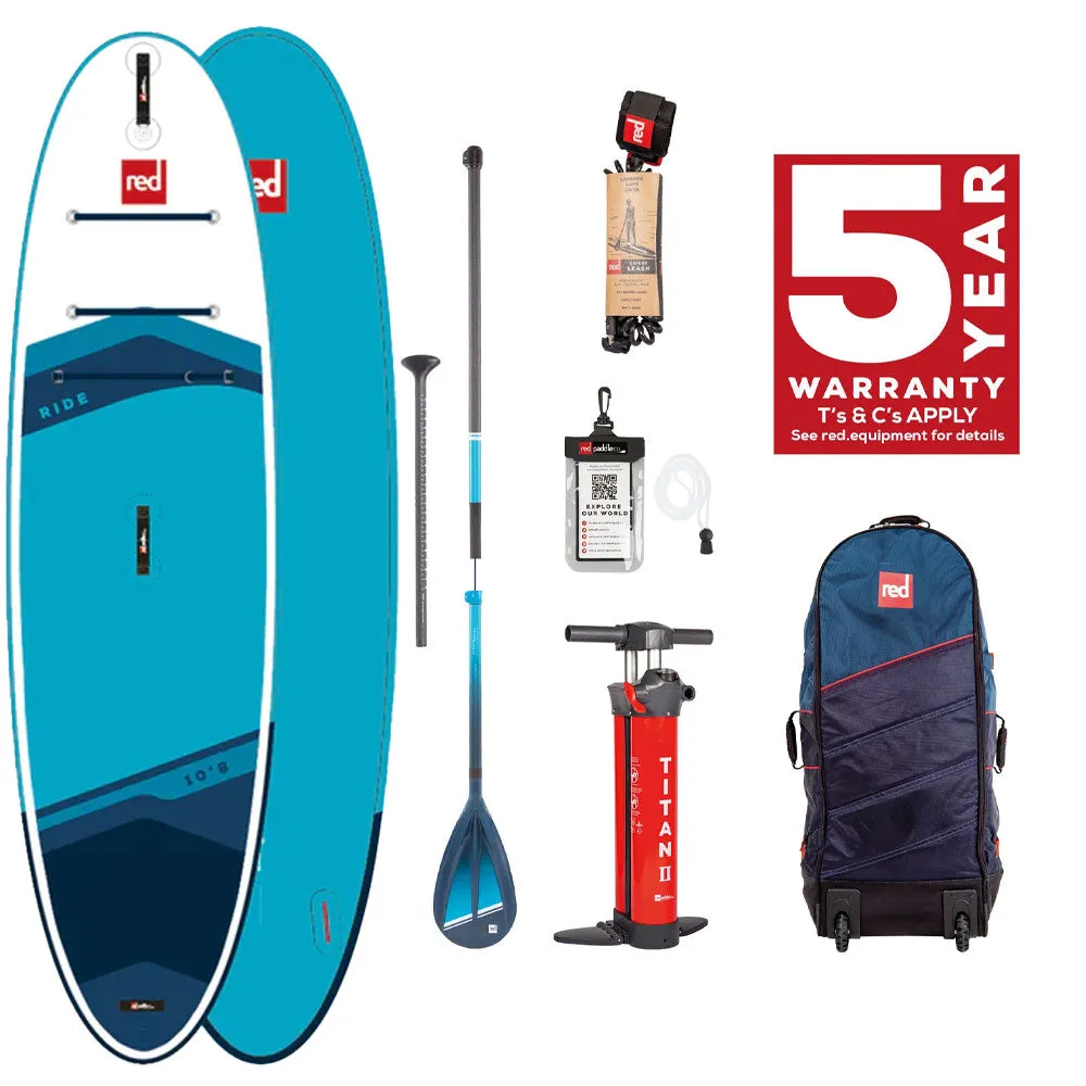 Red Paddle Co 10'8 Ride 2024 Hybrid Tough Package