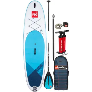 Red Paddle Ride 10'6 Inflatable Paddle Board with Carbon Nylon Paddle Package - 2020