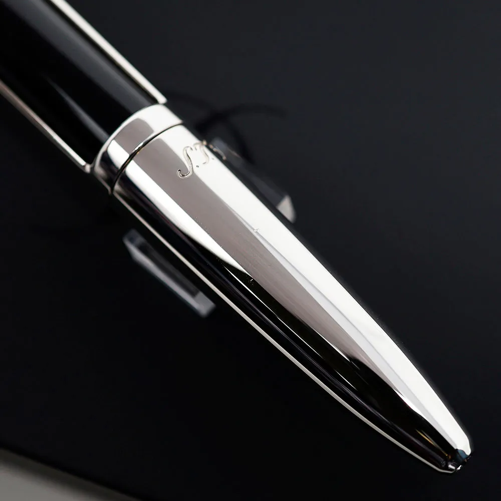 S.T. Dupont Defi Black & Palladium Multi-Function Pen - Floor Model