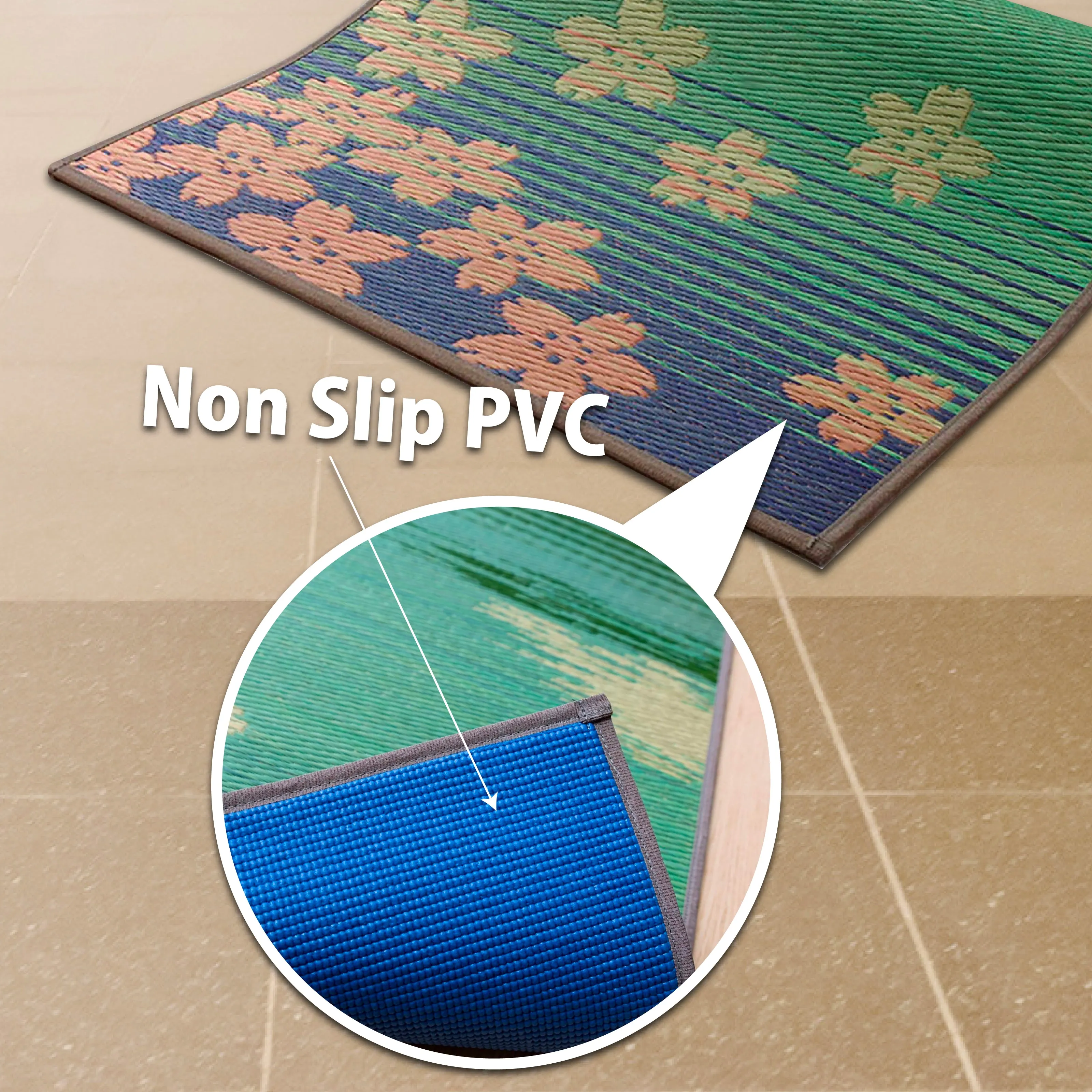 Tatami Yoga Mats - Sakura Fuji Pattern
