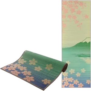 Tatami Yoga Mats - Sakura Fuji Pattern
