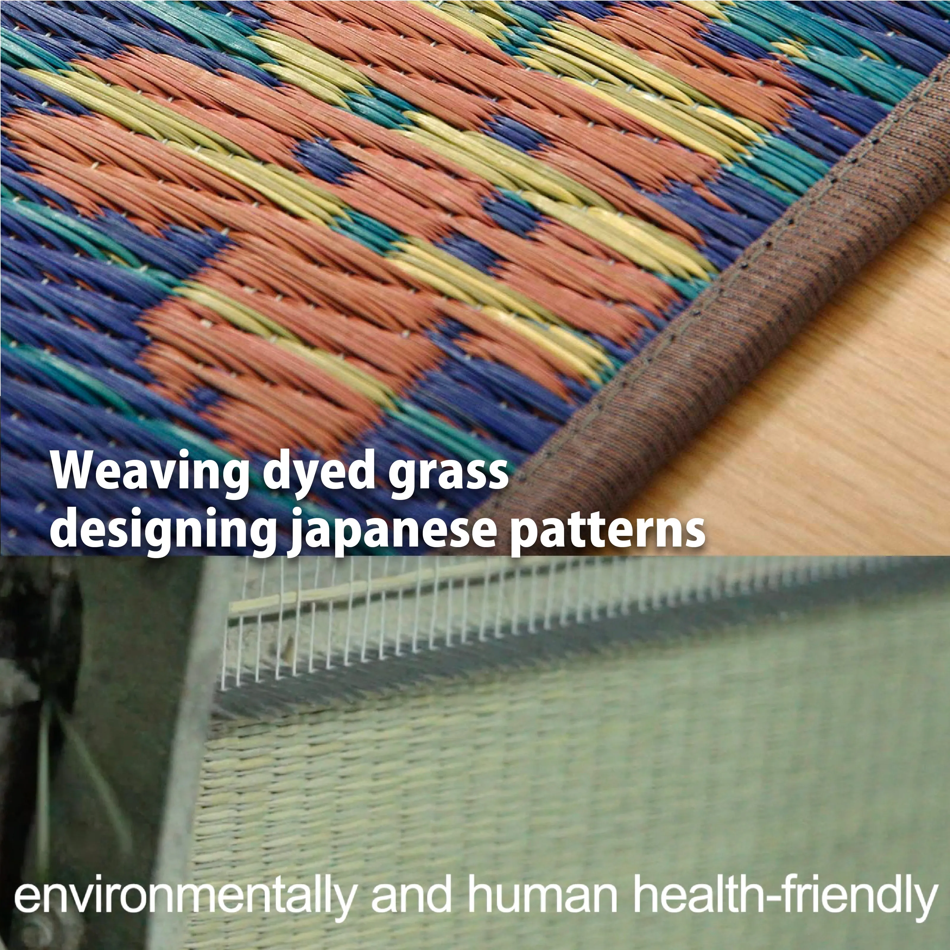 Tatami Yoga Mats - Sakura Fuji Pattern
