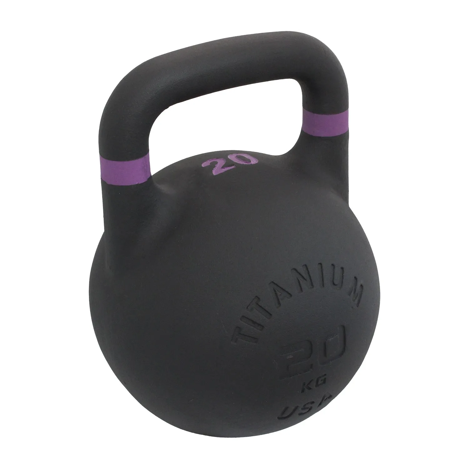 TITANIUM USA 20KG STEALTH SERIES COMPETITION KETTLEBELL