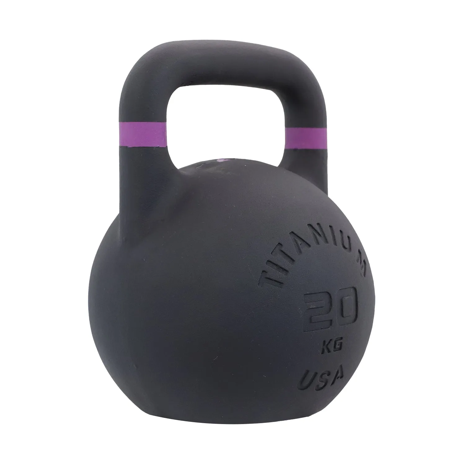 TITANIUM USA 20KG STEALTH SERIES COMPETITION KETTLEBELL