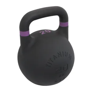 TITANIUM USA 20KG STEALTH SERIES COMPETITION KETTLEBELL