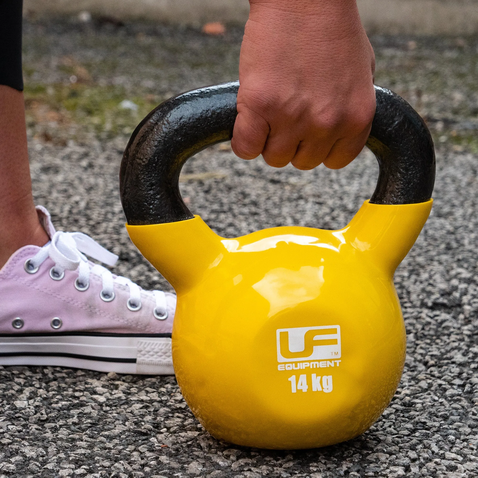Vinyl Coated Cast Iron Kettlebell - 14KG