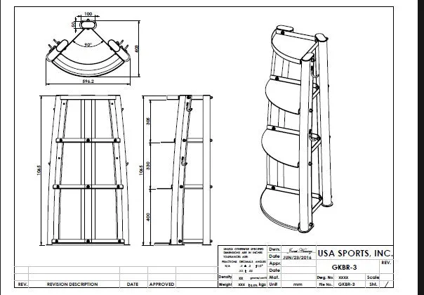 VTX GKBR-3 Kettle Bell / Accessory Rack
